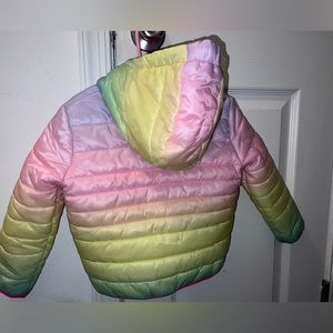 Toddler Girl Nike Multi Color Puffer Jacket 3T